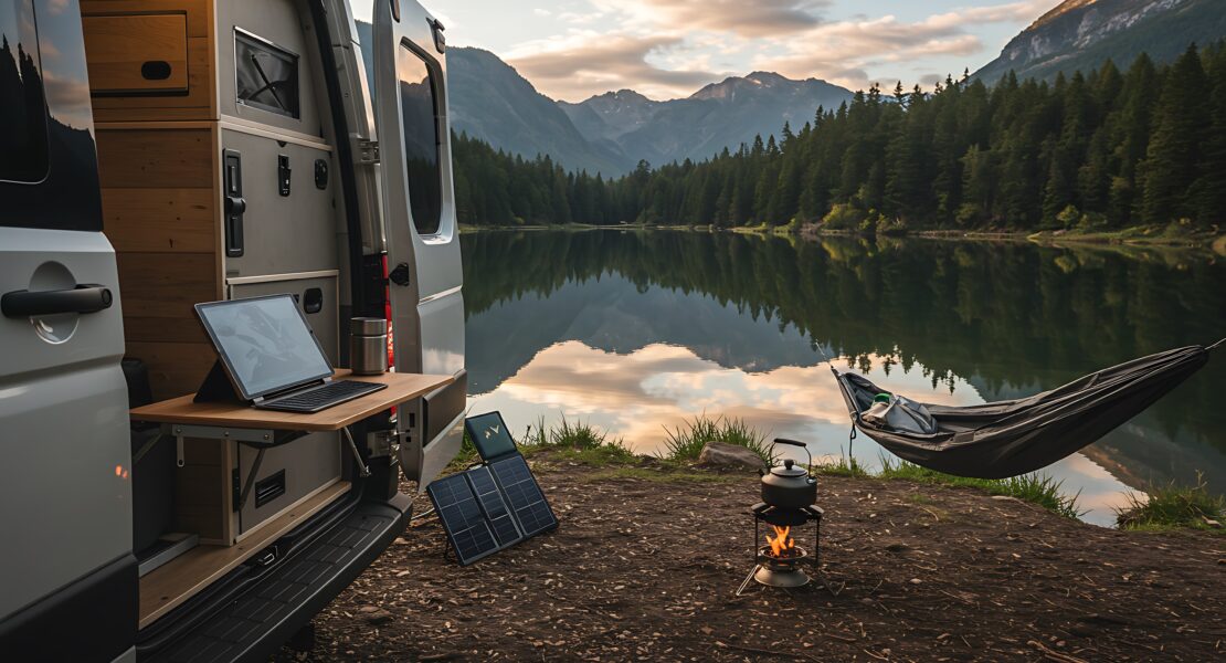Off grid campervanning