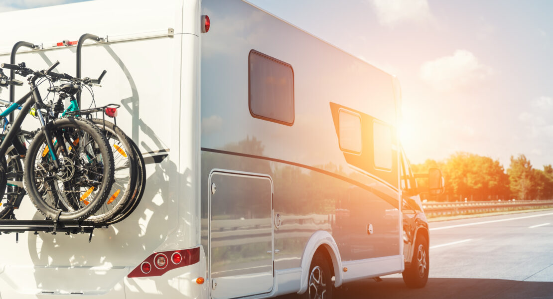 Motorhome on the road